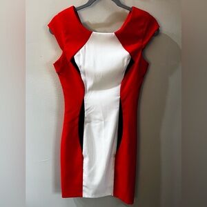 XOXO Red and White Mini Dress